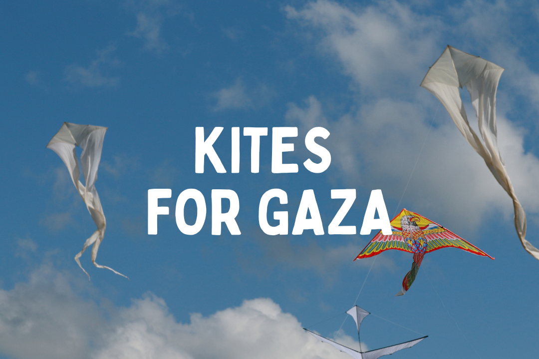 In DC and Rafah, people fly kites to memorialize those killed in Gaza and call for cease-fire