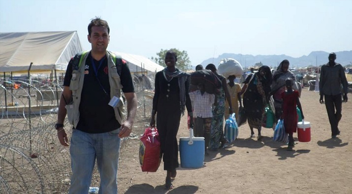 Accompaniment in South Sudan, photo courtesy of Nonviolent Peaceforce