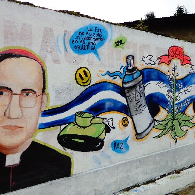LPN members completed this mural to commemorate the International Day of Peace in 2014. Photo: AFSC/El Salvador