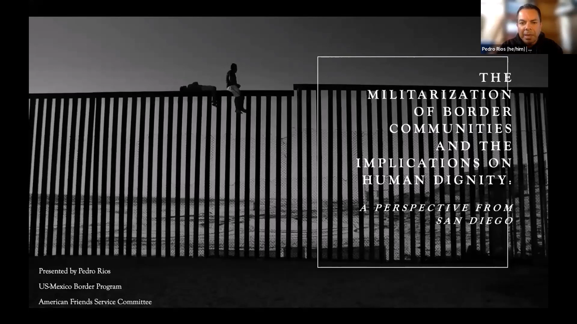 Migration Justice Webinar: U.S. Border Policy