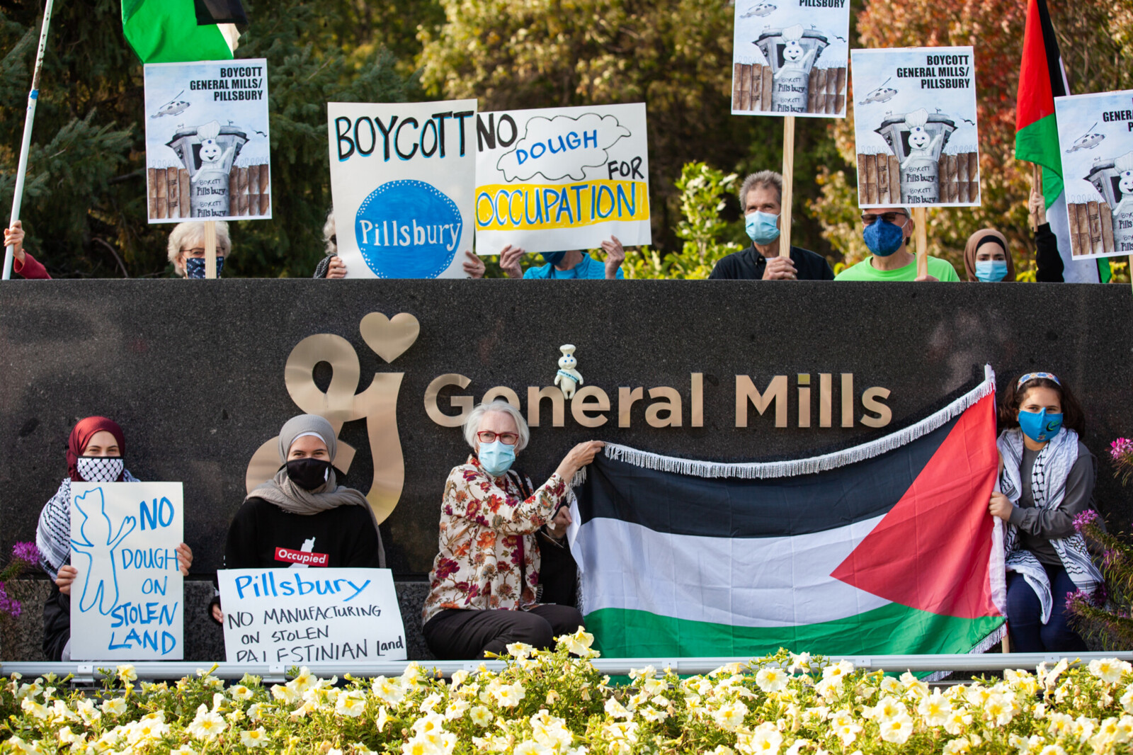 Holding General Mills accountable for profiting from the occupation