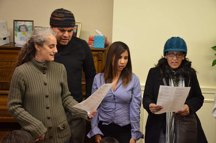 Ingrid with Jenn Piper and Jeannette Vizguerra. Photo by Gabriela Flora