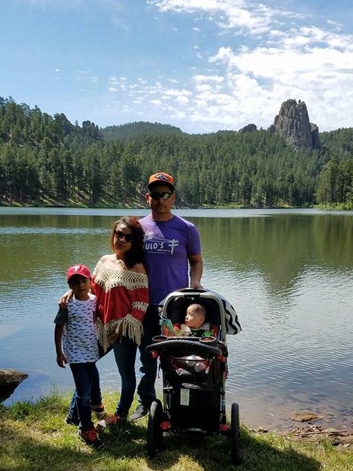 Ingrid and her family