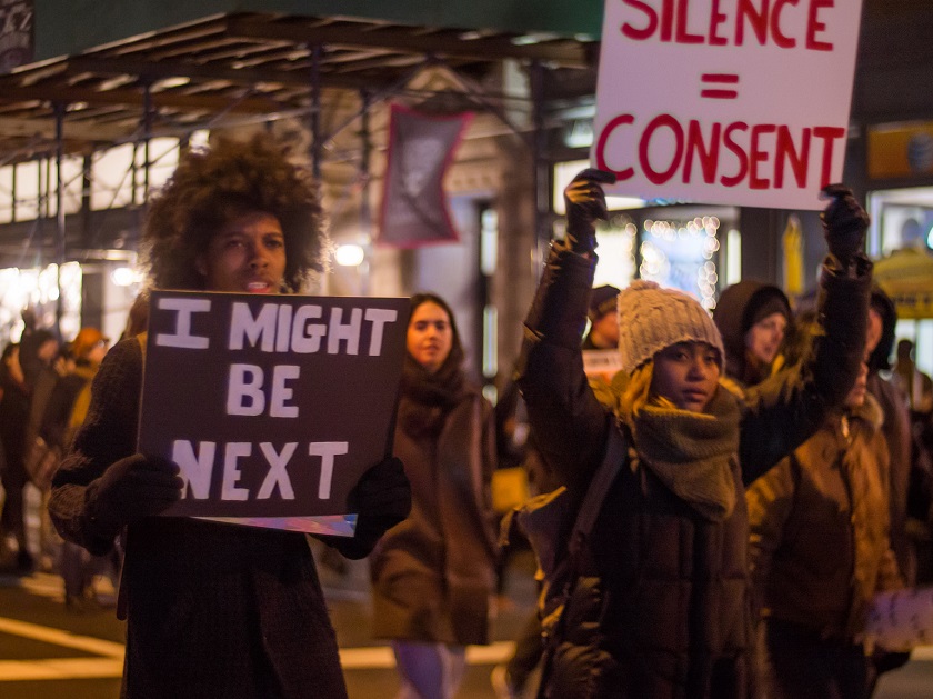 Black Lives Matter protest in New York City (Eleanor Saitta - Creative Commons)