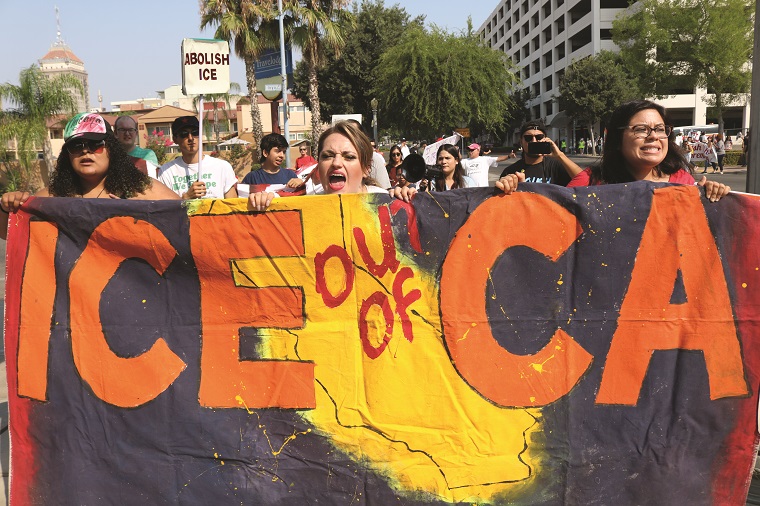 AFSC is part of the ICE Out of California Coalition, an alliance of more than 150 groups. Photo: Pedro Rios/AFSC