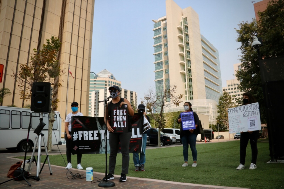 #FreeThemAll event in San Diego. Photo: Pedro Rios