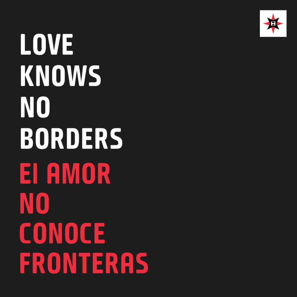 love knows know no borders